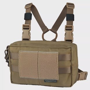 Savotta Rintamus Chest Pack 130602570, borsttas, bruin