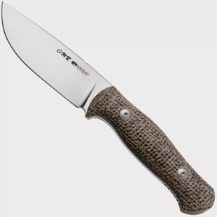 Viper GMR VT4070MIN Satin Hybrid Cryo, Natural Jute Micarta, vaststaand mes, Fabrizio Silvestrelli design