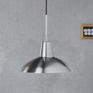 Desk hanglamp, zilver, Ø 31 cm, E27 - House Doctor - Woonkamer - Designer - Metaal - 1 lamp
