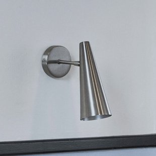 Precise wandlamp, zilver, 21 cm, stekker - House Doctor - Woonkamer - Designer - Metaal - 1 lamp