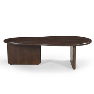 Giga Meubel Salontafel Sira - Organisch - Mangohout - 130cm