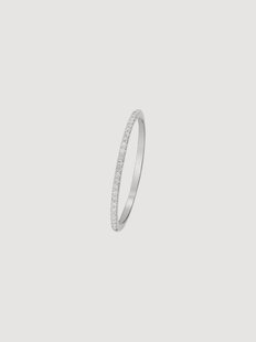 Witgouden ring Simply You met diamanten