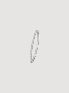 Witgouden ring Simply You met diamanten