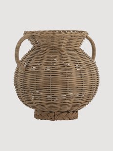 Vaas Uni van rotan, H 26 cm
