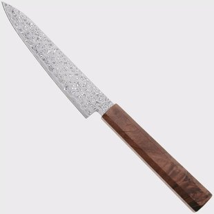 Musashi H1348 Damascus VG-10, Brown Birch, petty, 13.5 cm