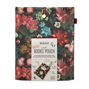Bookaroo Books & Stuff Pouch - Dark Floral
