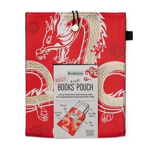 Bookaroo Books & Stuff Pouch - Warrior Dragon