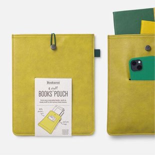 Bookaroo Books & Stuff Pouch - Chartreuse