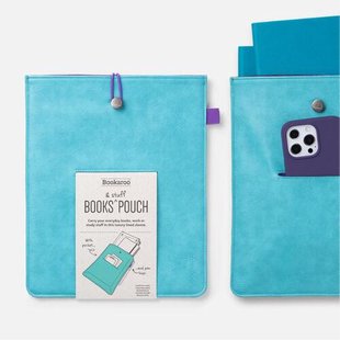 Bookaroo Books & Stuff Pouch - Turquoise