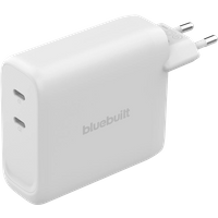 BlueBuilt 140W GaN Oplader met 2 Usb C Poorten Wit