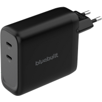 BlueBuilt 140W GaN Oplader met 2 Usb C Poorten Zwart