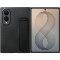 Samsung Galaxy Z Fold 8 Standing Grip Back Cover met Magneet Zwart
