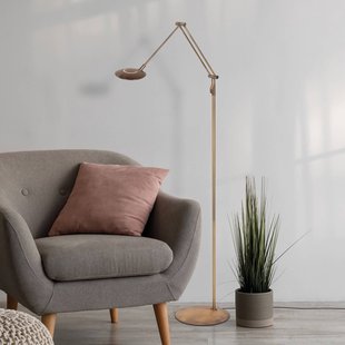 Steinhauer LED vloerlamp Zenith2, 1-lamp, brons, CCT, afstandsbediening