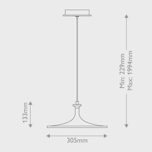 Elstead LED hanglamp Issa, goudkleurig, Ø 31 cm, metaal, dimbaar
