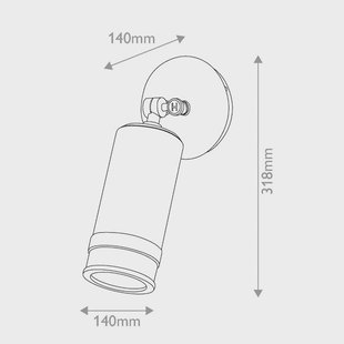 HINKLEY Buitenwandlamp Pratt, oud messing, Ø 14 cm, IP44, GU10-LED