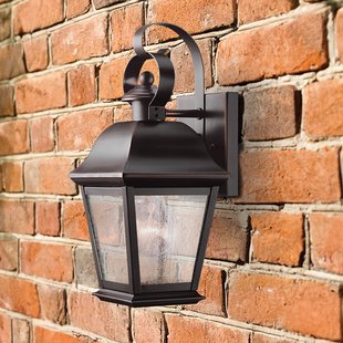 KICHLER Buitenwandlamp Mount Vernon oudbrons, hoogte 32 cm, metaal, IP44