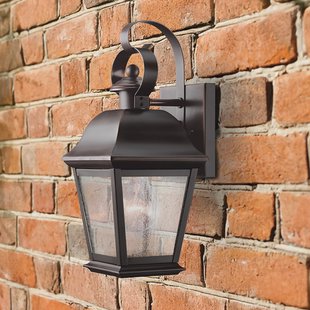Mount Vernon buitenwandlamp, oudbrons, 32 cm IP44 - KICHLER - Aluminium - Hoekig