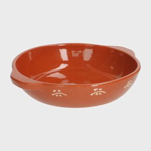 Ovenschaal met takjes, terracotta, &Oslash; 18 cm
