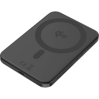 BlueBuilt Draadloze Powerbank met Qi2 en MagSafe 5.000 mAh met Snelladen 20 Watt Grijs