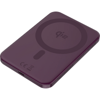 BlueBuilt Draadloze Powerbank met Qi2 en MagSafe 5.000 mAh met Snelladen 20 Watt Rood