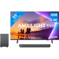 Philips Ambilight 55'' PUS8500 QLED 4K (2025) + Philips TAB5309