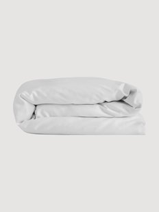Perkal katoenen dekbedovertrek White