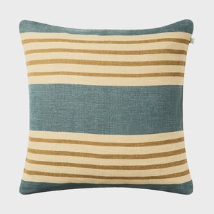 Chhatwal & Jonsson Aria kussenhoes Heaven blue-khaki, 50x50 cm