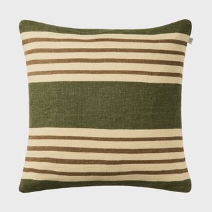 Chhatwal & Jonsson Aria kussenhoes Cactus green-taupe, 50x50 cm