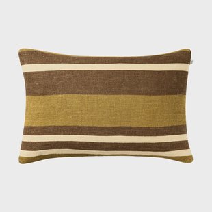 Chhatwal & Jonsson Vera kussenhoes Masala Yellow-Taupe, 40x60 cm