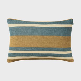 Chhatwal & Jonsson Vera kussenhoes Khaki-Heaven Blue, 40x60 cm