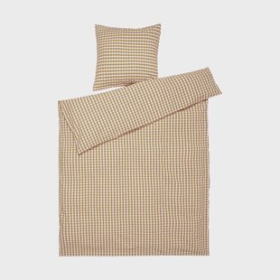Juna Bæk&Bølge dekbedovertrek 150x210 cm karamel-offwhite