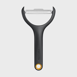 Fiskars Functional Form dunschiller Zwart, julienneschiller, Y-vormig