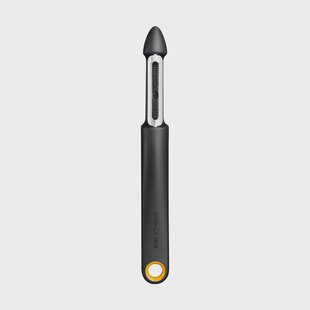 Fiskars Functional Form dunschiller Zwart, fruittenschiller, bewegend lemmet