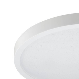 Brilliant LED plafondlamp Navara-Starry, wit, Ø 27,5 cm, 4.000 K
