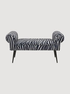 Gestoffeerde bank Wing Zebra