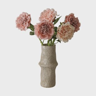 Botané Pioenrozen kunstboeket Dusty, 5 stuks