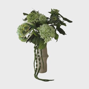 Botané Sage Garden kunstboeket hortensia-halve kaktusdahlia 112 cm, 10 stuks