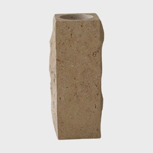 Botané Limestone Edge marmeren vaas Small, 25 cm