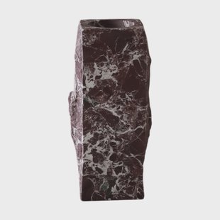 Botané Rosso Levanto Edge marmeren vaas Small, 25 cm