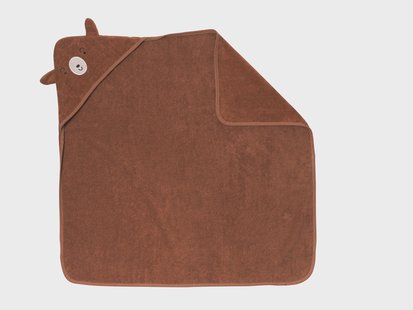 LUPILU Baby capuchondoek, 85 x 85 cm (Bruin)