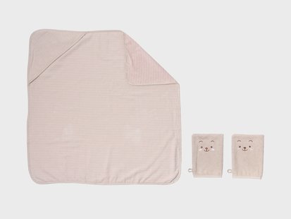 LUPILU Baby capuchondoek, 85 x 85 cm (Gestreept)