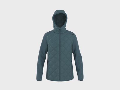 CRIVIT Heren hybride jas (Petrol, S)