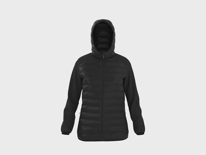 CRIVIT Dames hybride jas (Zwart, S (36/38))
