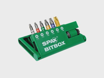 SPAX Bitset T-STAR plus, 6-delig, incl. bithouder
