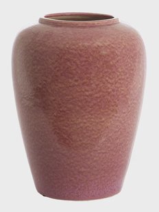 Light & Living Vaas Valeria Keramiek, 52cm - Donkerroze - Rond