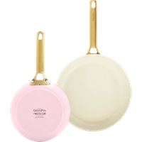 GreenPan Padova Reserve 20 + 26 cm koekenpannenset Blush Pink