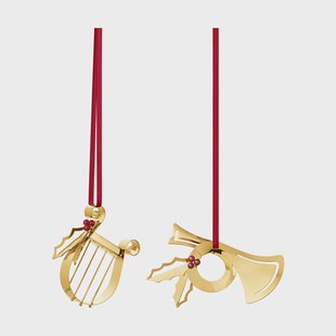 Georg Jensen kerstversieringsset 2026 goud
