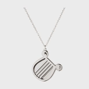 Georg Jensen kerstversiering 2026 Harpa, palladiumgeplateerde zinklegering