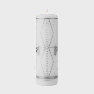 Georg Jensen kalenderkaars 2026 zilverdruk