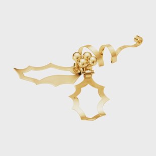 Georg Jensen kersttafeldecoratie 2026 goud, middelgroot